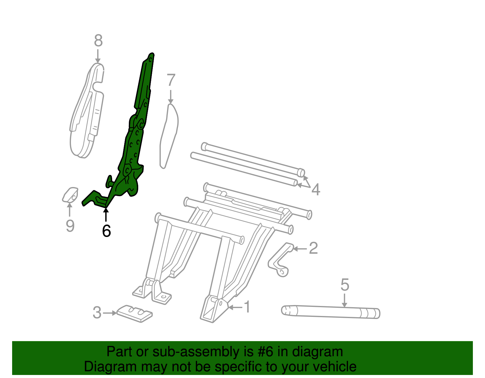 Latch Assembly - Ford (YL7Z-7862649-BB)