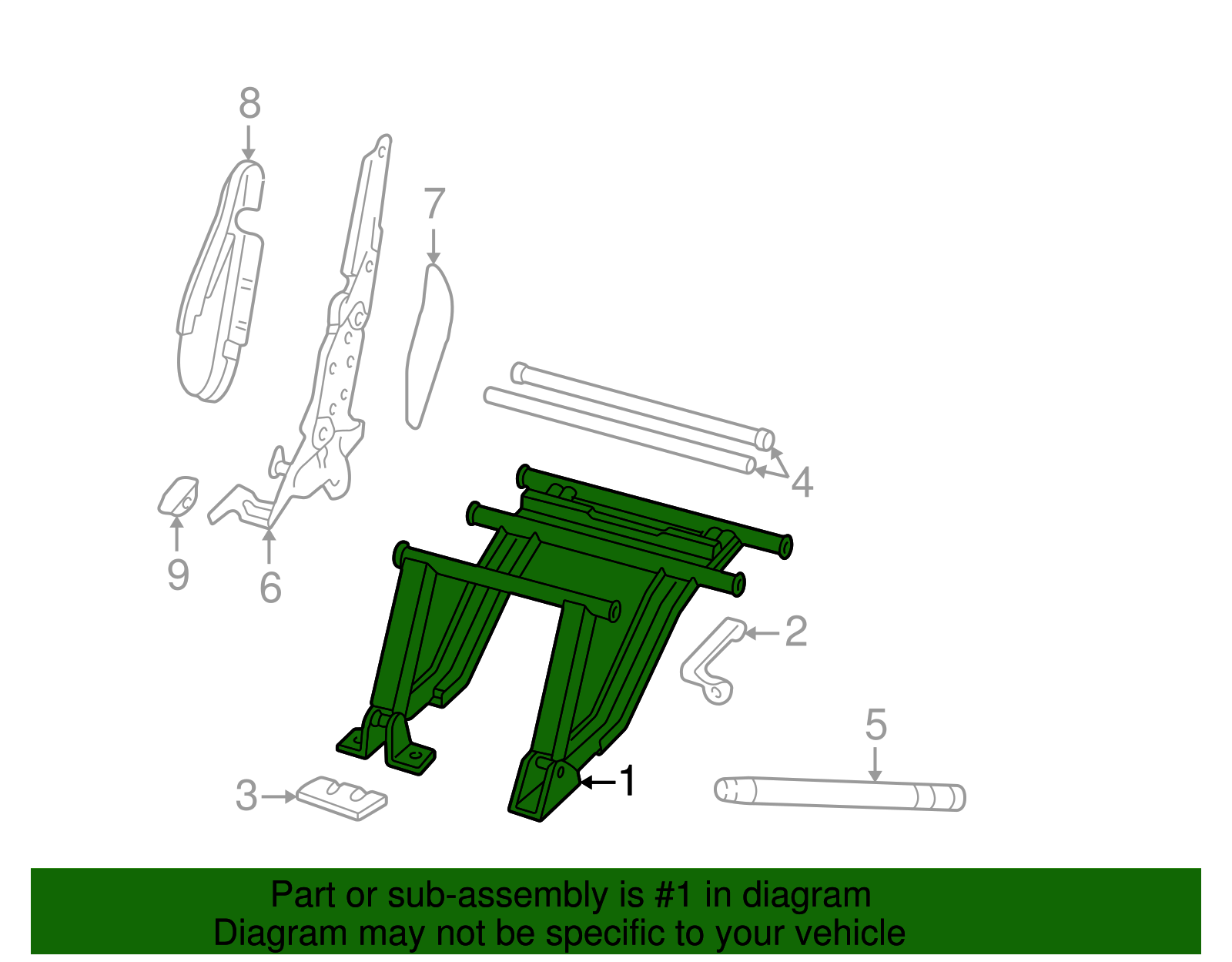 Support - Ford (YL1Z-7862526-CC)