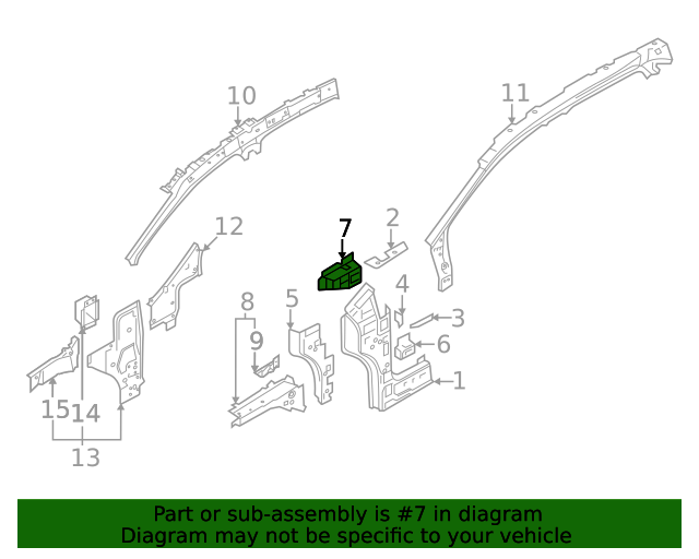 Hinge Reinforced 11A-809-623