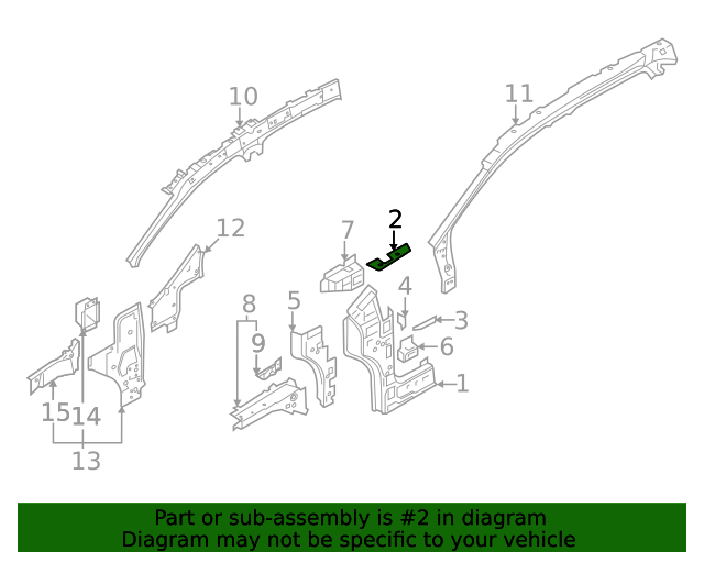 Outer Hinge Pillar Insulator 11K-864-624