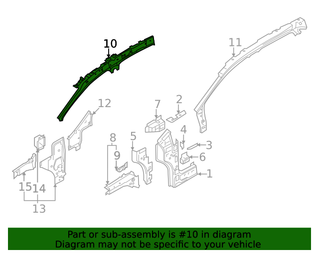 Inner Windshield Pillar 11K-809-421