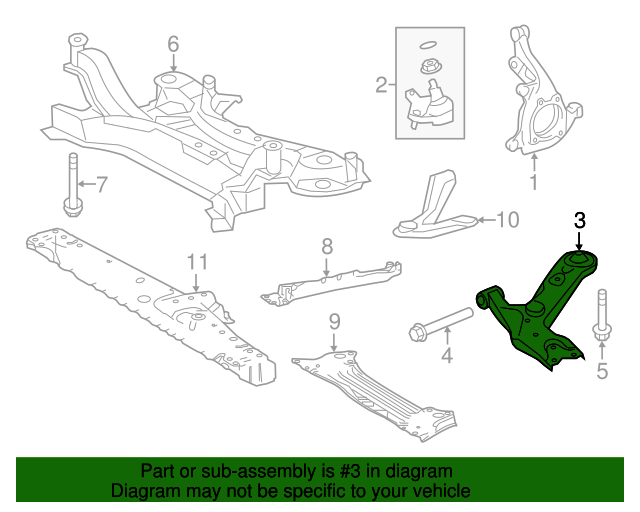 20152021 Lexus Control Arm 480680R030