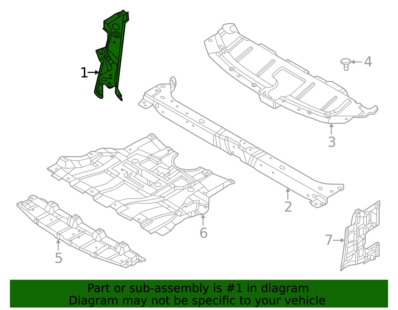 5* Radiator Core Support Bracket Fits 2014-2020 Nissan Rogue LH&RH Upper Lower