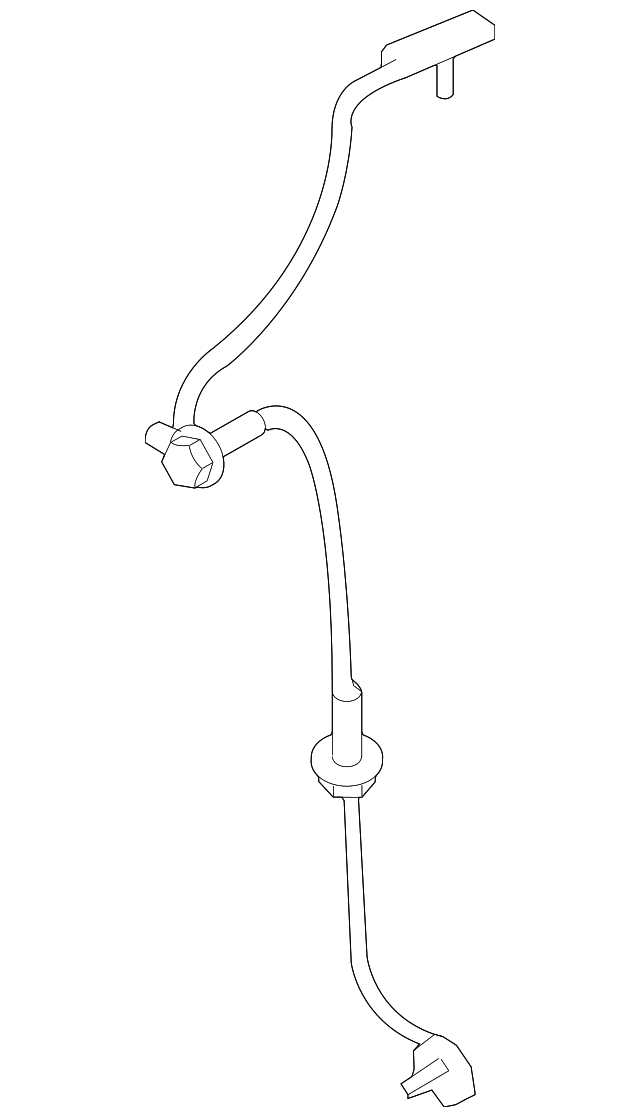 20072014 GM Rear Wheel Speed Sensor 20938122 GM