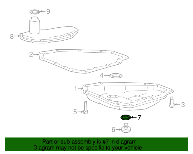 25191105 GM Automatic Transmission Fluid Drain Plug Gasket GM Parts Store