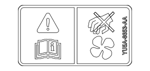 thumbnail interactive-video image 1 of NEW OEM Ford Radiator Fan Warning Label – XW4Z8653BA (Genuine, Fits Multiple Models) 1 of 3