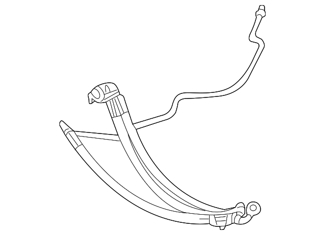 32416783577 - 2004-2008 BMW Power Steering Pressure Hose (32-41-6 