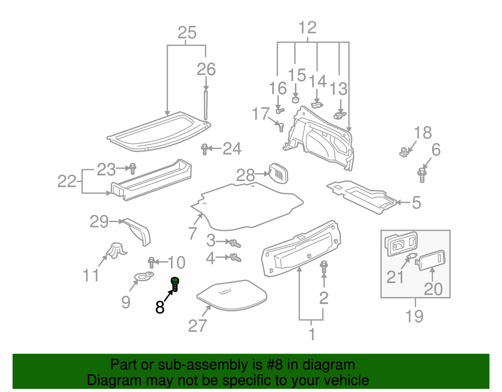 Carpet Clip - Scion (90467-07144)