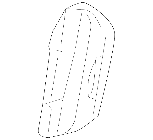 Guide, Rear S/D Wdo Upper                    *Black - Cadillac (90224897)