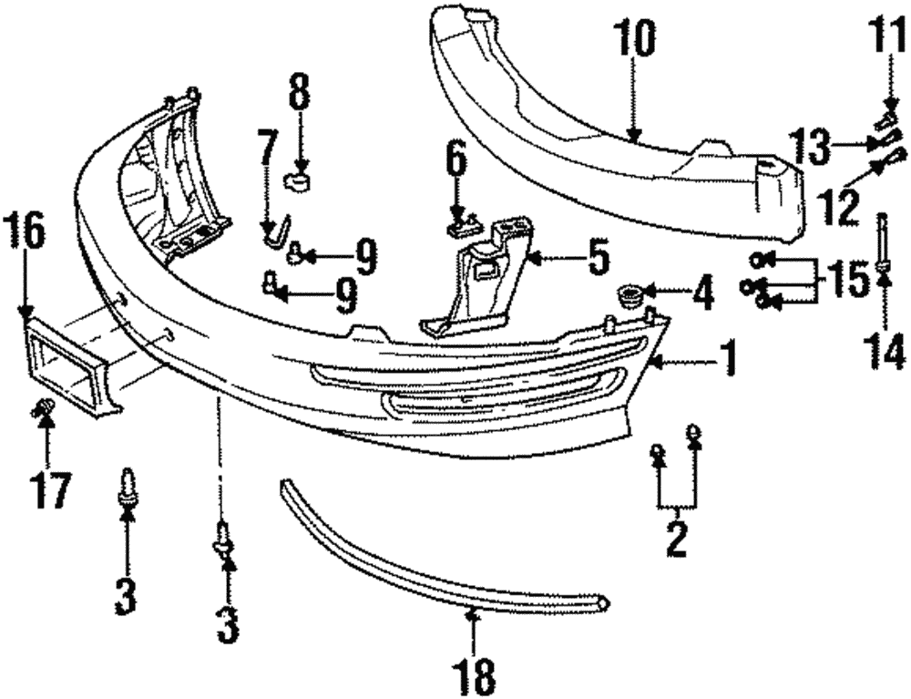 Bumper Cover - GM (25664830)