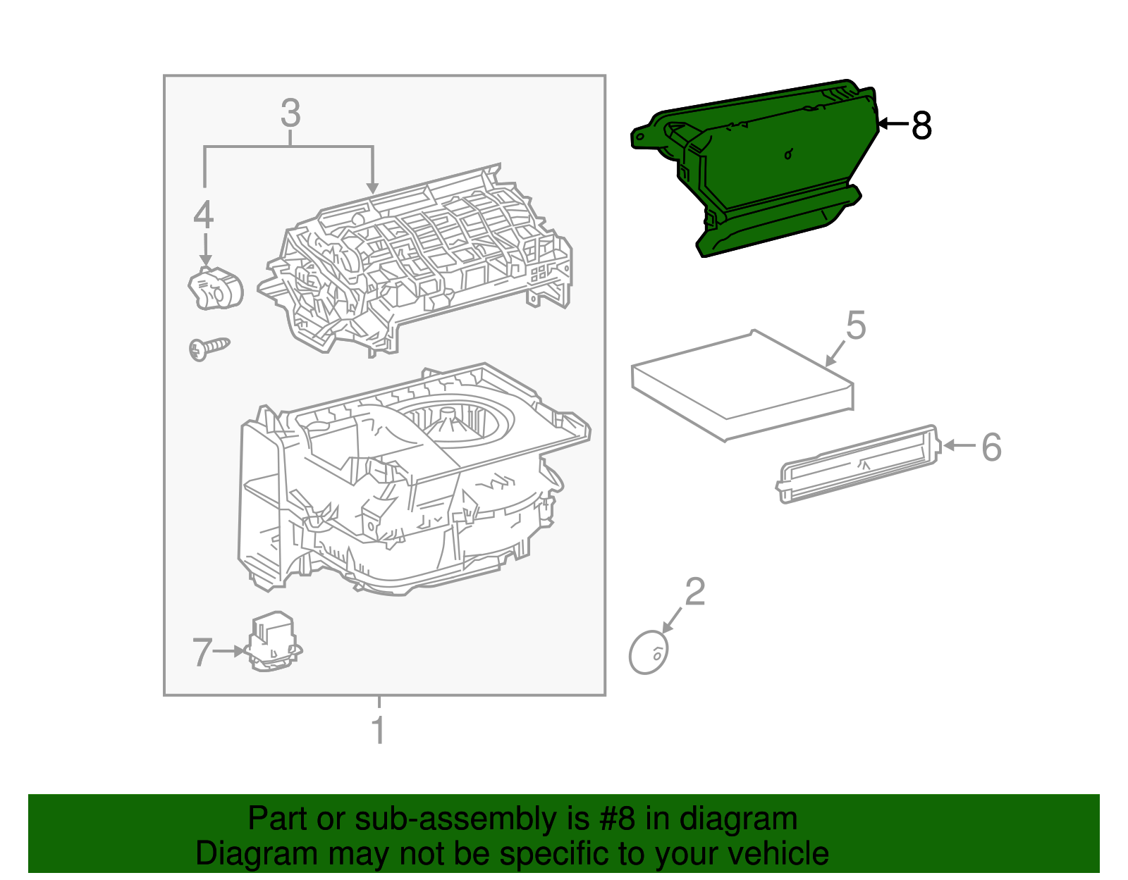 Air Inlet Duct - Toyota (87220-10080)