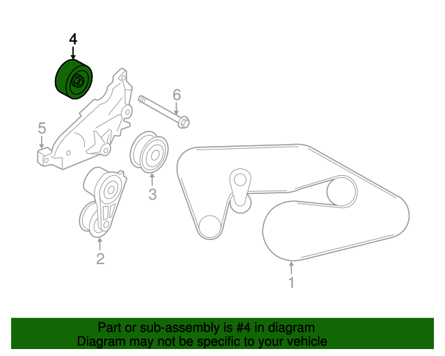20072019 Infiniti Idler Pulley 11925JK21A Infiniti Parts Online
