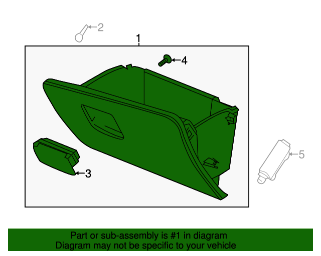 20182020 GM Glove Box Assembly 84492268 GMPartsNow
