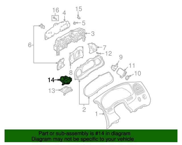 1F8055435 Shift Indicator 20052009 Mazda Werner Mazda Parts