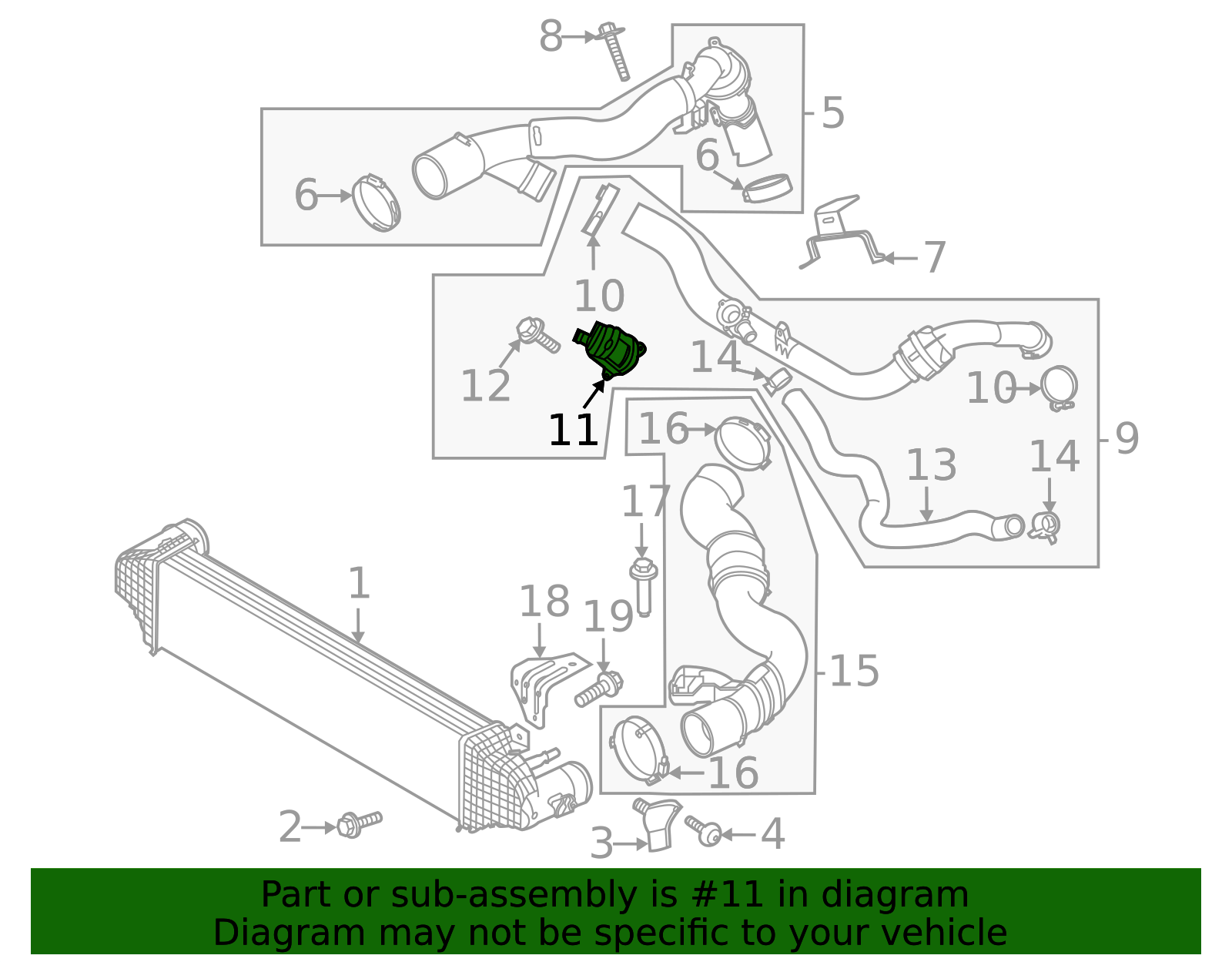 HOFQDD Turbocharger Diverter Valve Bypass Valve Fit For Ford Edge Escape Explorer Fusion Mustang/Lincoln Aviator MKC MKX MKZ CJ5Z9U465A 1801870