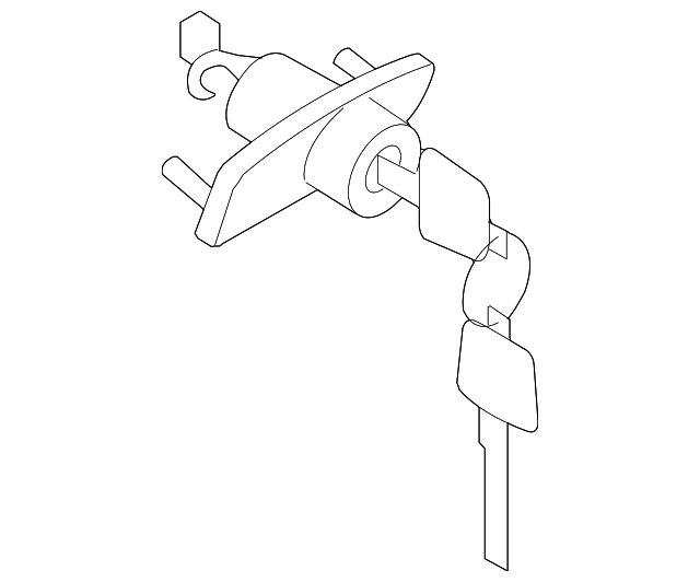 H46603BA0A Lock Cylinder 20122019 Nissan Nissan OEM Parts Direct