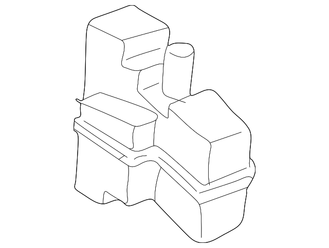 Acme U924P-4773 Front and Rear Saddle Vinyl Bench Seat Upholstery