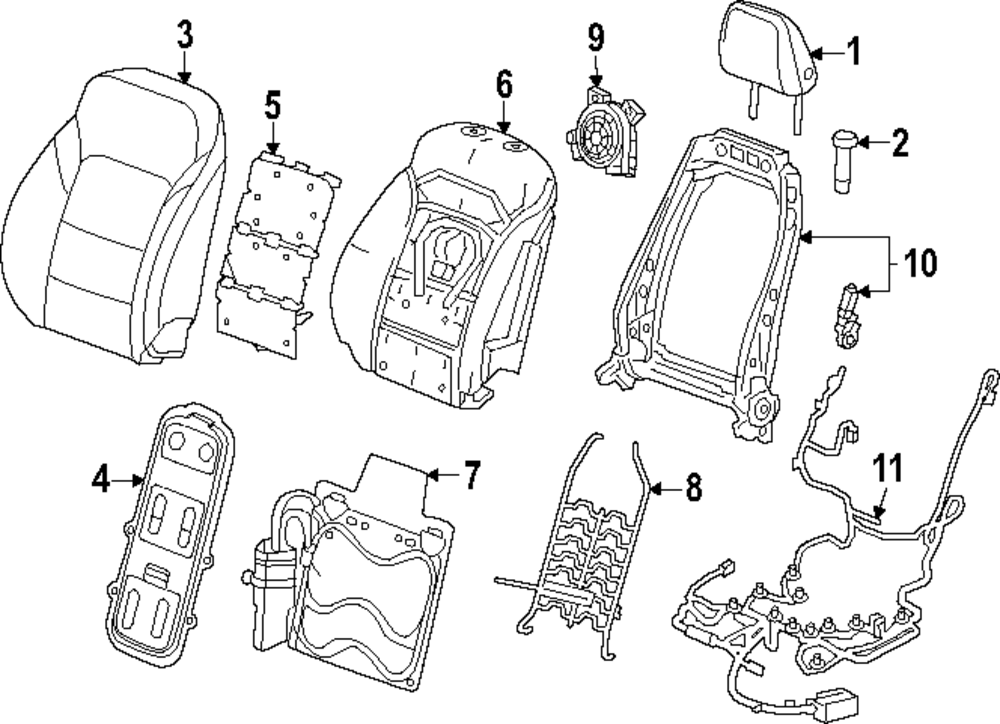 Climate Controlled Seat Duct - GM (13536875)