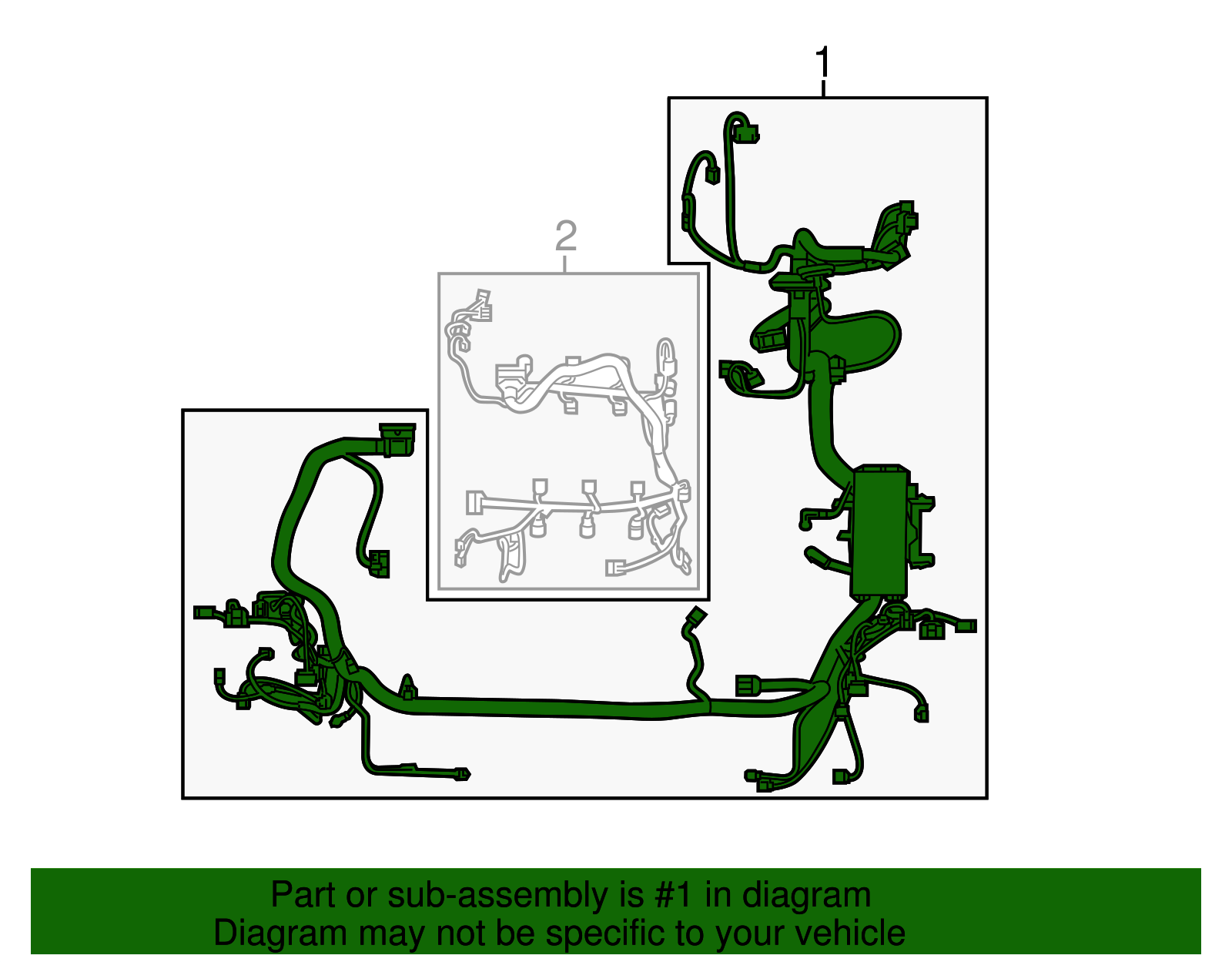 Wire Harness - Ford (HA1Z-12A581-BH)