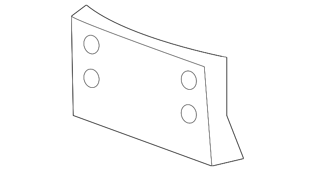 License Plate Bracket - Buick (25766506)