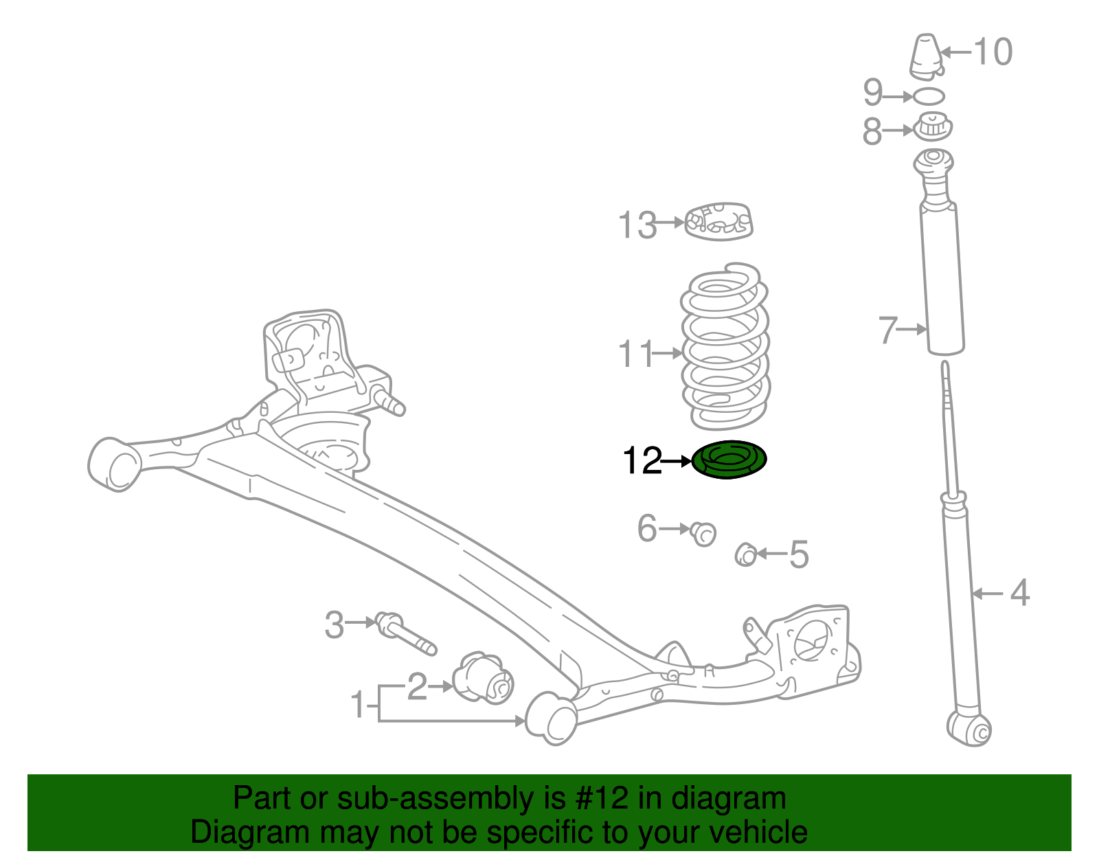 Lower Insulator - Scion (48258-52010)