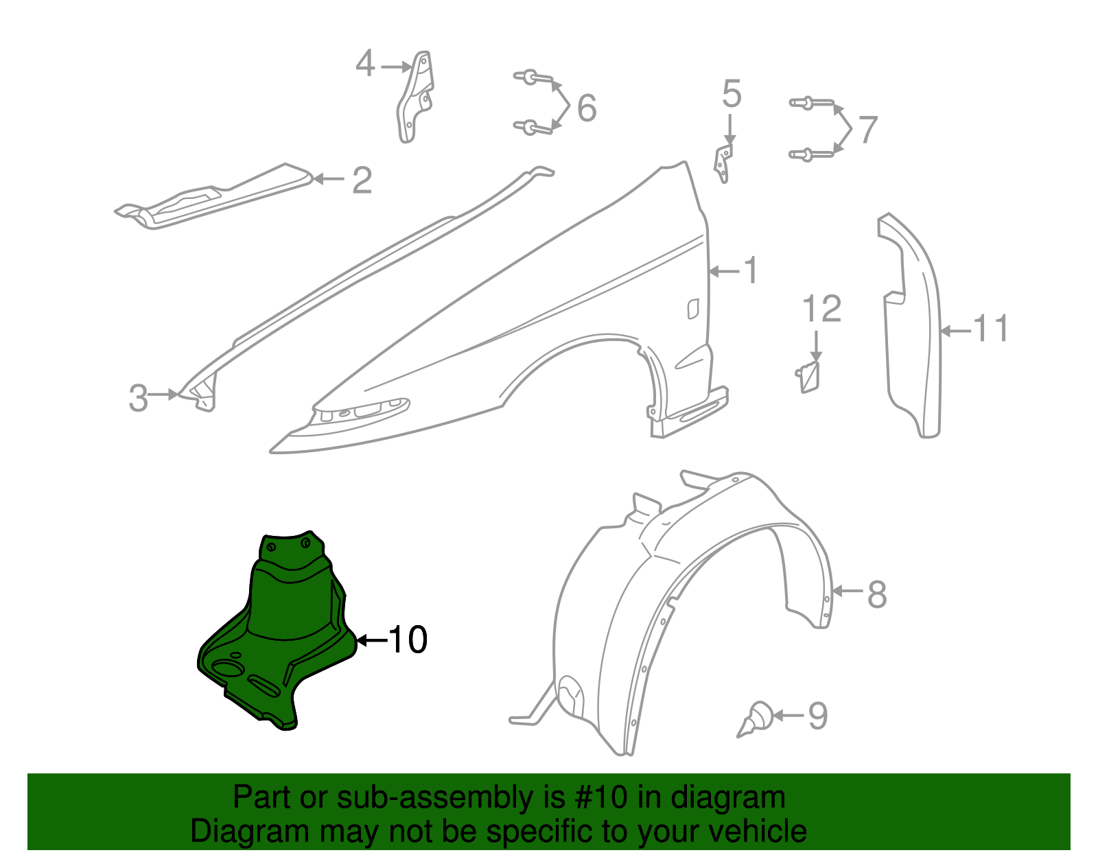 Alternator Splash Shield - GM (90572460)