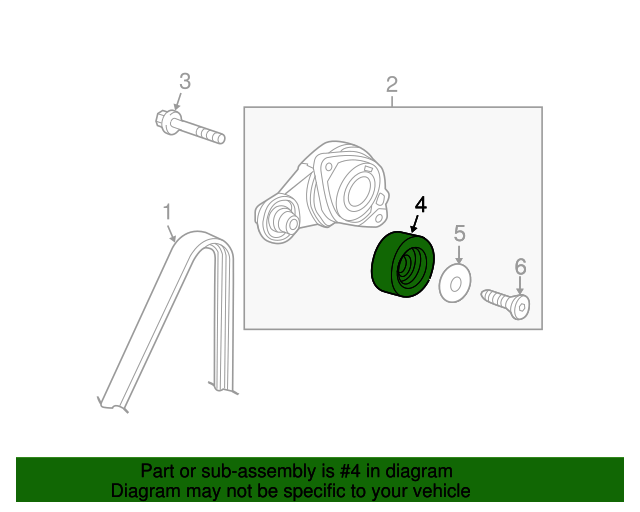 20092013 Honda Fit Pulley, Idler 3118055A003 OEM Parts Online