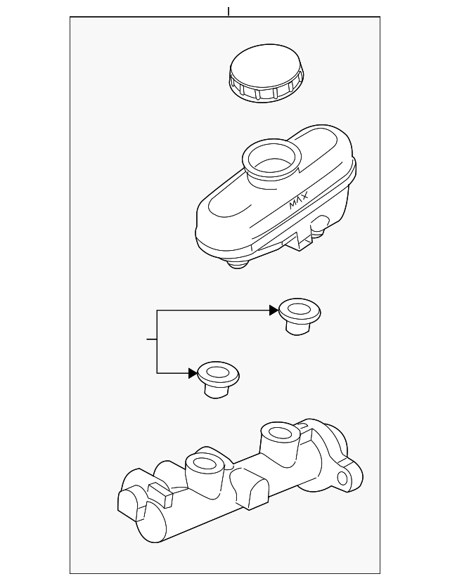 Genuine Master Cylinder for 20012011 Ford Part AW1Z2140A Ted