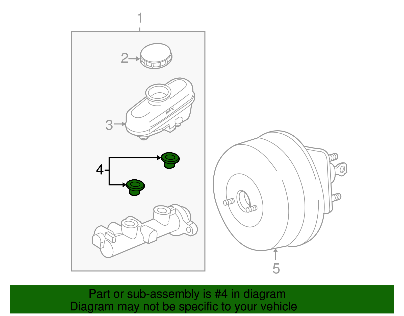 Reservoir Seal - Ford (E9SZ-2L074-A)