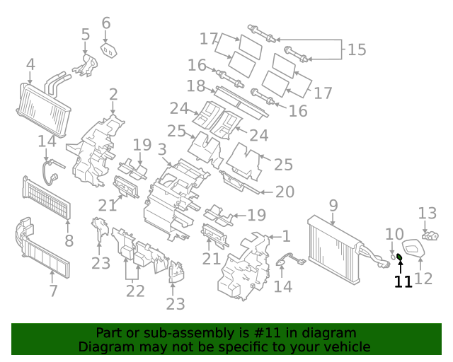 20142023 Subaru A/C Evaporator Core ORing 73796KC010 Subaru Parts For You