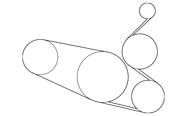 Accessory Drive Belt - Scion (90916-02711)