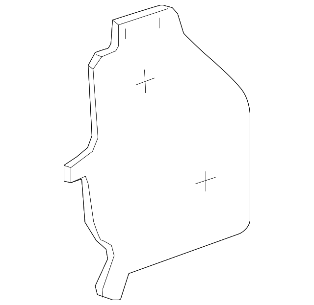 Front Side Door Trim Panel Insulator - GM (84363356)