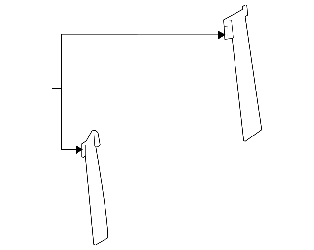 Genuine Honda 72950-T5A-003 Door Molding Assembly