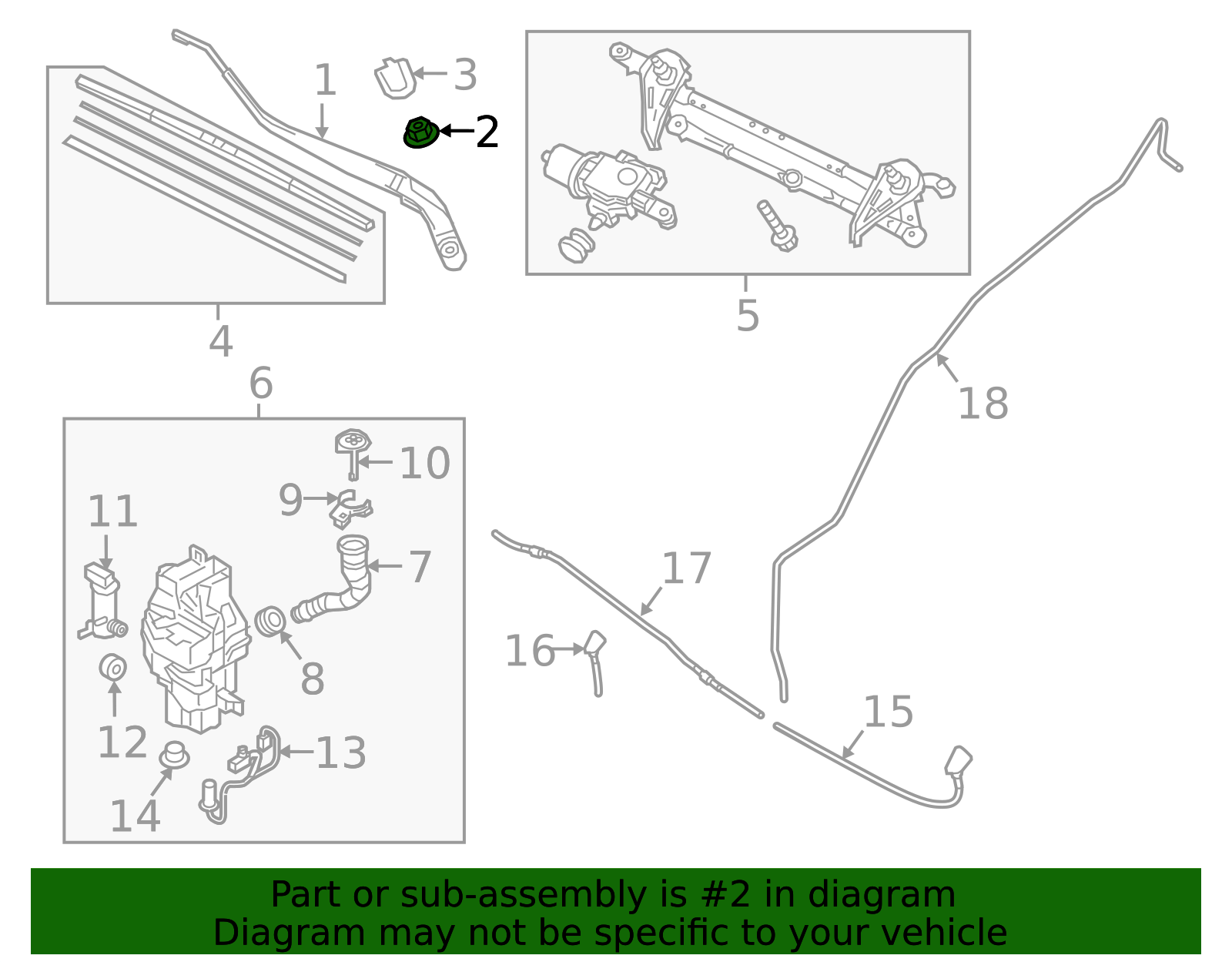Wiper Arm Nut - Scion (90118-WB609)