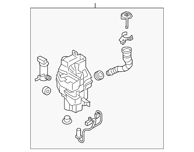 Washer Jar & Pump Assembly - Toyota (85310-WB003)