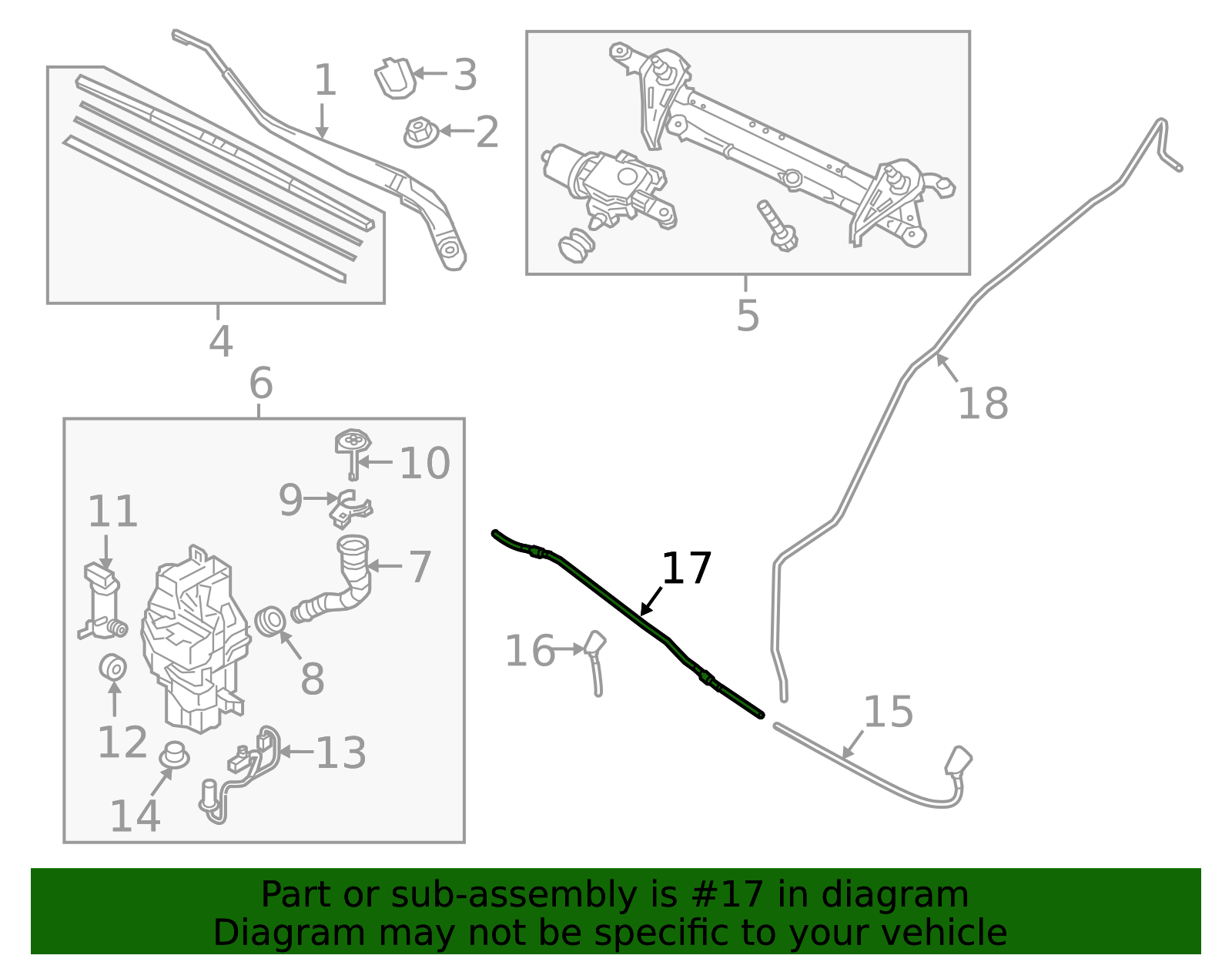 Washer Hose - Scion (90118-WBA15)