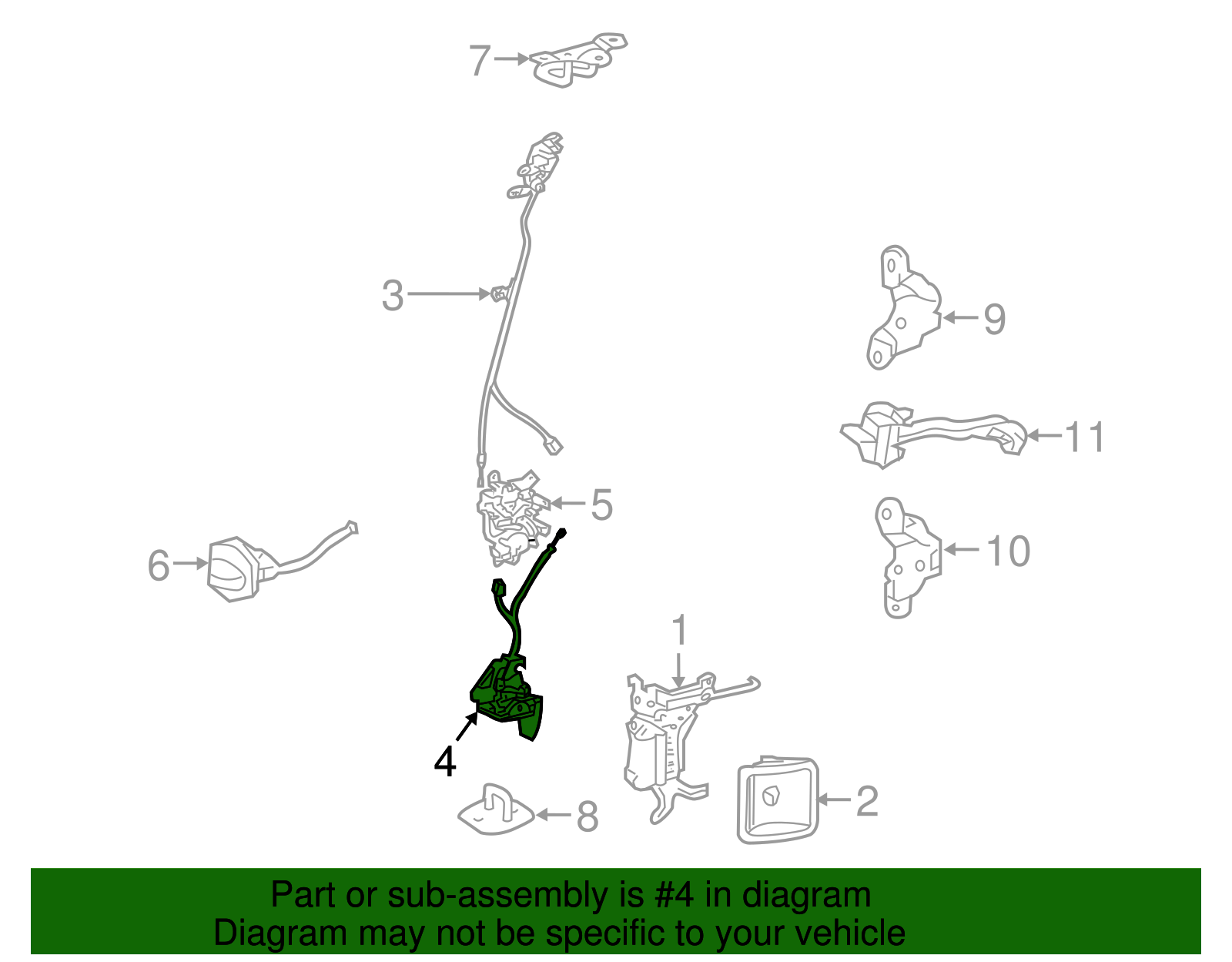 Toyota Parts Lock Assembly 69380-04030 | Toyota Parts|Toyota