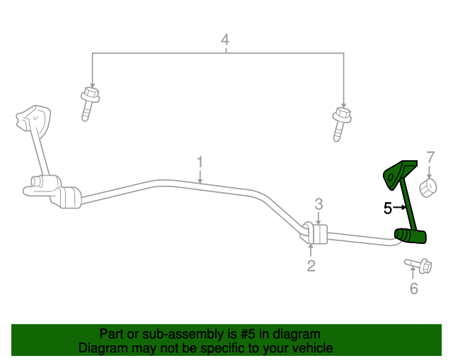 20062009 Mitsubishi Raider Stabilizer Link 68027561AA Auto Parts