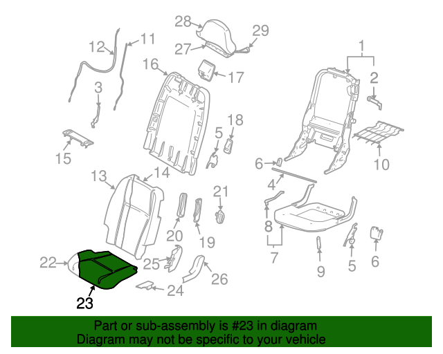39802845 Seat Cover 20072009 Volvo XC90 Volvo OEM Parts Direct