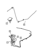 55156728 Buse De Lavage D'essuie-glace AB, Jet Pour Jeep Wrangler TJ JK 2002 2003 2004 2005 2006 2007 2008 2009 2010 2011 2012