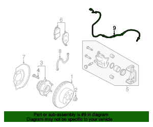 A-Premium ABS Wheel Speed Sensor Compatible With Nissan Quest Mini Passenger Van V6 3 5l 2011 2017 Front Driver Or Passenger
