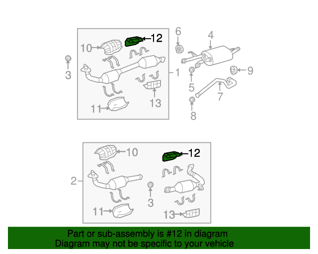 20072018 Toyota Exhaust Heat Shield 184350F060 Toyota Parts Center