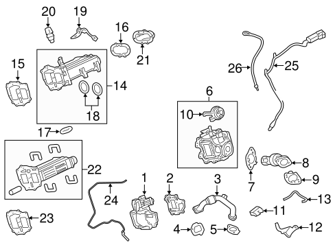 EGR System for 2019 Ford F-350 Super Duty OEM Parts Online