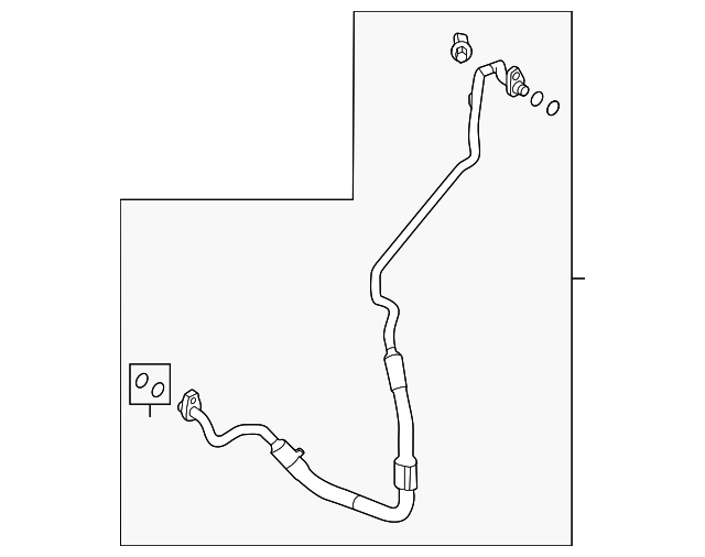 Genuine OEM Pressure Hose Part# LR131141 Fits 2020-2023 Land Rover 
