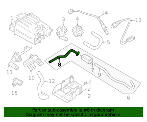 2020-2025 Nissan Vacuum Hose 14912-6LB0C | Nissan Parts Central
