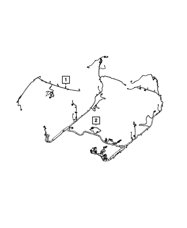 68519633AB Body Wiring 2022 Ram 2500 Bam Wholesale Parts