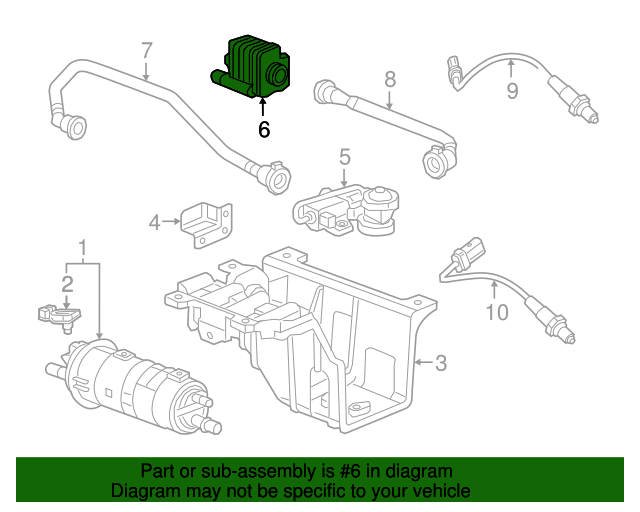 22865478 GM Vapor Canister Leak Detection Pump GM Parts Store
