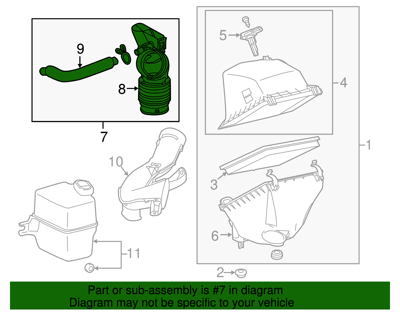 Air Hose - Toyota (17881-36140)