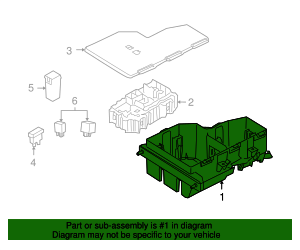 2008-2015 Land Rover LR2 Fuse Box LR002154 | OEM Parts Online