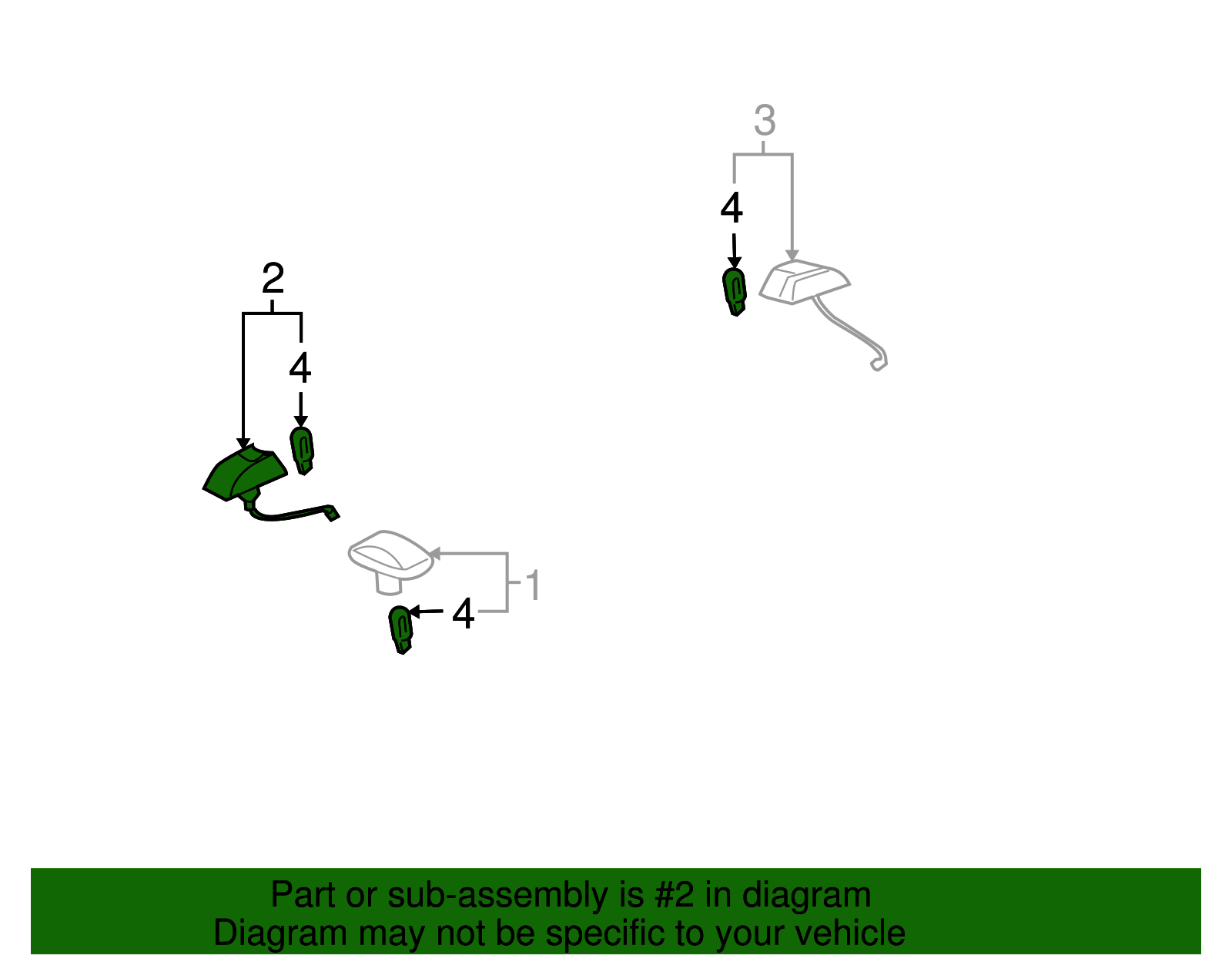 Driver Side Roof Clearance Lamp - GM (15060523)